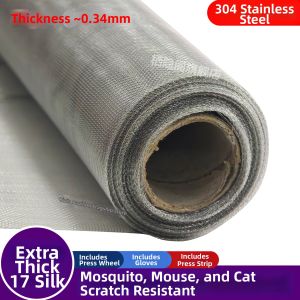 QIYINGE | Stainless Steel Mosquito Proof Screen Net