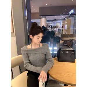 HUOLISI | Seductive Off-Shoulder Knitwear