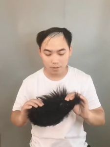 Potongan Rambut Pendek Pria & Blok Pengganti Wig Tampan Versi Korea