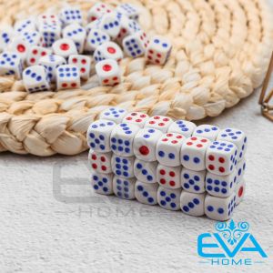 Combo 10 Viên Xúc Xắc Xí Ngầu 6 Mặt Nhựa Size 10mm M2061