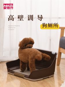 ที่รองปัสสาวะและขี้หนูสำหรับสุนัขขนาดกลางและเล็ก พร้อมกำแพงป้องกันการกระเซ็น ของเล่นสุนัข ที่ปัสสาวะ ที่นั่ง ที่ปัสสาวะ