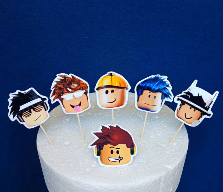 ROBLOX CUPCAKE TOPPER (12PCS)