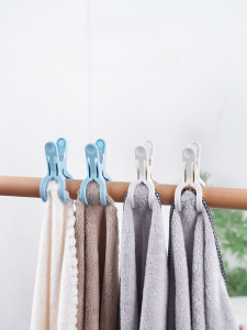 LEC Plastic Clothes Drying Clips Windproof Bed Sheet Quilt Blanket Fixed Drying Clips 6pcs Household Laundry Care Tools