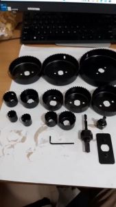 (BGH) Hole Saw Kayu set 16pcs / Holesaw Kit 16pcs