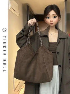 Commute Large Capacity Tote Bag Womens Underarm Single Shoulder Bag Minimalist Relaxing Style Casual Simplified Canvas Bag
