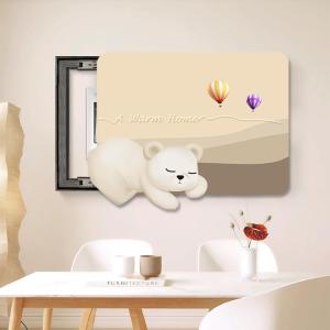 Modern Simple Cream Large Size No Drill Hanging Decorative Painting