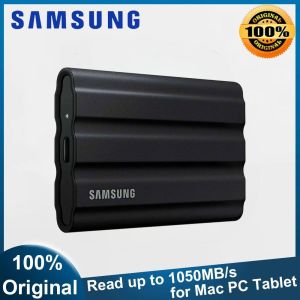 SAMSUNG T7 Shield Portable Solid State Drive - IP65 1TB/2TB/4TB/6TB/8TB/10TB USB 3.2 Gen 2 Type-C 1050MB/s Expands Laptop Storage