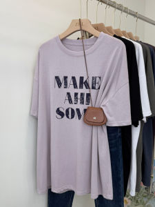 Breathable Snowflake Cotton Base Shirt Womens Loose Fit Mid-Length Short Sleeve T-Shirt Summer Fashion Comfortable Underwear