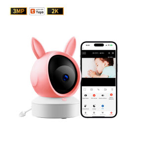 Danmini 1080P Baby Monitor Mobile Tuya App Remote Control Two-way Intercom Babyphone 3MP Camera Sound Detection Smart Babysitter