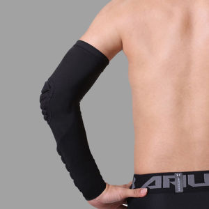 Yoomee 1 Cặp Miếng đệm đầu gối sử dụng khi chơi bóng chuyền bóng rổ tổ ong bọt Hỗ trợ nén đầu gối và khuỷu tay padsbrace hỗ trợ thể thao kneepad tập thể dục equipmet