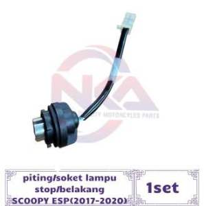 Piting fiting soket lampu belakang kampu stop scoopy esp k93 thn 2017-2020