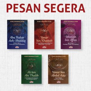 Buku Paket Serial KHalifah Rasulullah Khalid Muhammad Khalid 5 Jilid