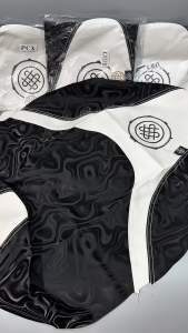 WHOLESALE RECARO 3D SMOKE SEAT COVER / INDO LOGO SMOKE WITH COMBINATION OF WHITE HALF SEAT COVER / 3D SMOKE / WHITE SEAT COVER / MIO I 125 / MIO SPORTY / SOULTY / AEROX / NMAX / GRAVIS / GEAR / CLICK / PCX / ADV / TMX / RAIDER / SMASH / SAMURAI / EURO