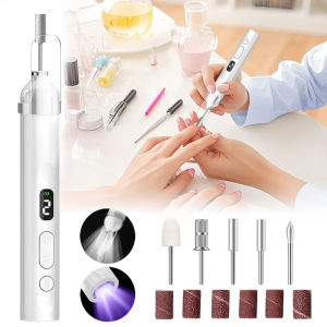 Máy Khoan Móng Điện Chuyên Nghiệp Với Đèn UV LED Bộ Dụng Cụ Đánh Bóng Và Mài Móng Cho Nghệ Thuật Làm Móng