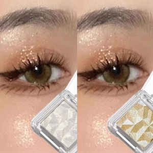 4 màu sắc kim cương Highlighter phấn mắt long lanh mặt cơ thể highlighters làm sáng trang điểm Cổ Tích phấn nhũ mắt mỹ phẩm