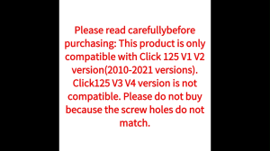 Honda Click125 V1 V2 (2010-2021 versions) version new monorail bracket retaining the original armrest made in Thailand GT68