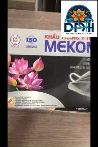 KHẨU TRANG NGƯỜI LỚN MEKOMED 4 LỚP_HỘP 50 CÁI_KHÁNG KHUẨN_CHỐNG TIA UV_100% VẢI KHÔNG DỆT MỀM MỊN