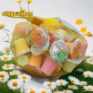 Thạch Zai Zai Sữa Chua Chapi Trái Cây Túi Lưới 900gr