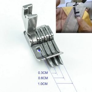 New SP-18 Right Three Edge Guide Presser Foot with Three Knife for Jack Juki Brother Lockstitch Industrial Sewing Machine Parts