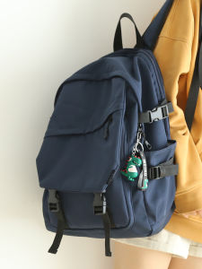 Túi Đeo Vai Nam Dung Tích Lớn Nhiều Lớp Màu Trơn Du Lịch Thường Ngày Túi Học Sinh Đại Học Trung Học Phổ Thông Túi Đeo Vai Nam