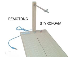 Styrofoam Cutter/ Alat potong styrofoam bentuk meja ukuran 20x30 cm. Praktis dan berkualitas