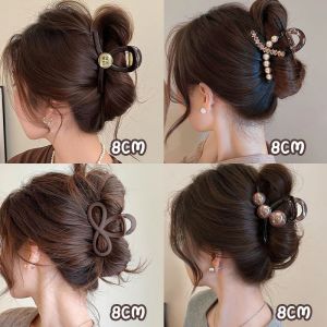 2025 New Premium Shark Tail Hair Clip Summer Luxury Light Weight Hair Accessories Hair Grips Hair Decorations Korean Style