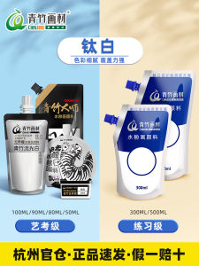 Masters Supplemental Watercolor Paint Set Beginner Kit Professional Art Supplies Children Students Bag Titanium White Large Bag