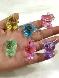 Cartoon Image Little Elf Gem Crystal Cat And Big Ear Rabbit Dog Plush Toys Girls Gifts Simulation Role Playing Dolls Collectibles