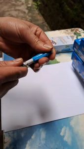 01 Hộp 20 Cây Bút Gel Xóa Được Mực Xanh MAZZIC TP-GELE01 Ngòi 0.5mm