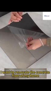 【Vinyl】【Super sticky】10pcs Marble Vinyl tiles Floor Stickers Self Adhesive waterproof tiles for flooring