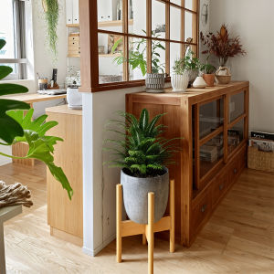 TMCG | Corner & Wall-Mounted Solid Wood Plant Stand