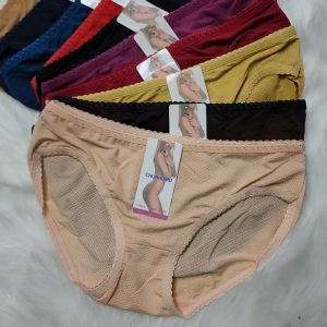 Combo 10 quần lót nữ thông hơi (191)gấm lạnh co giản thoáng mát thấm hút mồ hôi lᴏại 1 size từ 55 - 75Kg  - Đồ Lót Quỳnh Anh