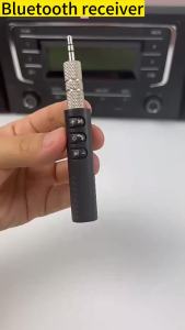 Wireless Bluetooth Receiver Car Audio Adapter 3.5Mm Aux Car Stereo Headset Audio Receiver Collar Style Music Player Handsfree Adapter for