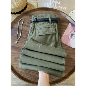 AEJUONOS | Stylish Casual High Waist Pants Loose and Slimming
