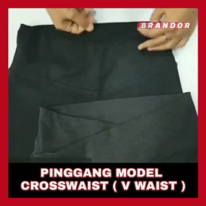 Brandor - Crosswaist Highwaist Biker Shorts 8" - Celana Pendek Olagraga Wanita ( ONSH15 )