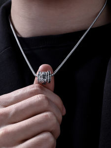 CHUNYAN | Pure Silver 999 Retro Pixiu Pendant Necklace