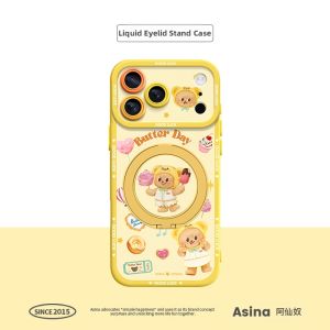 Asina | Magnetic Stand Phone Case Full Coverage for iPhone