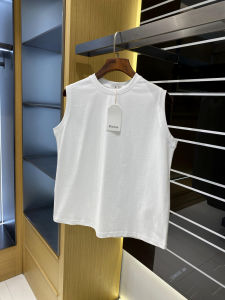 เสื้อกั๊กบาสเก็ตบอลหลวมๆ สำหรับผู้ชาย ทรงหลวม สไตล์ลำลอง คอตตอนแท้ น้ำหนักเบา แขนสั้น ทรงหลวม สีพื้น ฤดูร้อน 2025