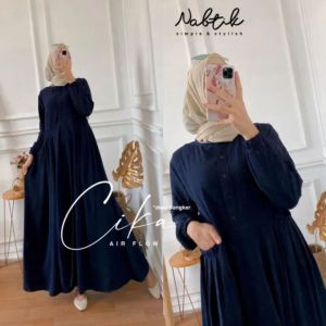 GAMIS CHIKA RAYON KRINGKEL PREMIUM/GAMIS MODERN 2024/GAMIS MUSLIM