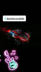 Đồ chơi Xe điều khiển từ xa với tính năng DRIFT có hiệu ứng phun khói âm thanh đèn led đồ chơi cho bé trai+ PIN