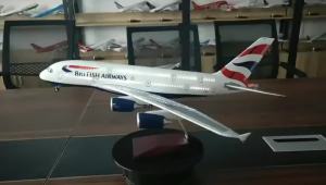 Scale Aircraft 47CM British Airways A380 1:160 Model Plane Adults Fun Diecast Airplane Models Collectible Miniatures Gift
