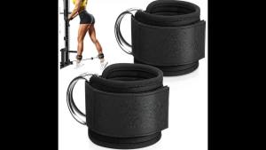 2PCS Set Premium Cable Kick Back Ankle Straps for Cable Machines Glute Kickback Ankle Strap for Workout Strength Training Belt