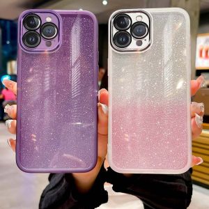 VRQR Phone Case for Xiaomi Redmi 10C 10 Power High End Flash Powder Gradient Transparent All Inclusive Camera Protection Casing