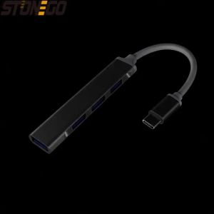 Cổng Kết Nối USB C 4 Cổng Đa Chức Năng Hỗ Trợ Sạc Cho MacBook Laptop PC Điện Thoại Máy Tính Bảng - Hub USB Tương Thích Với Khả Năng Truyền Dữ Liệu Tốc Độ Cao