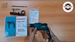 MODERN M-2150 Bor Listrik 13mm Tangan Kayu Besi Impact Tembok Beton 13 mm Variable Speed Bolak Balik Reversible Mesin Elektrik Electric Hand Drill M2150