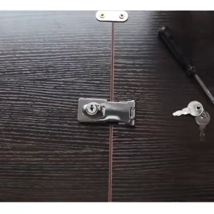 Ổ Khóa Tủ Không Cần Khoan - Khóa Gắn Tủ Gỗ/Kính Kèm 2 Chìa Dùng Cho Tủ Văn Phòng Tủ Chén Tủ Kệ Gia Đình
