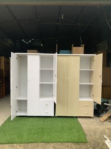 Tủ nhựa loại lớn đài loan treo móc quần áo có bánh xe di chuyển dễ cao 1m7 cho 12 người dùng thoải mái tphcm