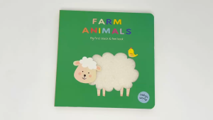 Sensory Farm Animals Board Book For Toddlers With Touch & Feel On Every Page (Hardcover)