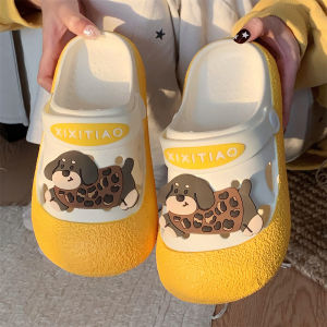 XIXITIAO | Outdoor Leisure Thick Sole Dog Theme Beach Sandals