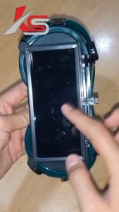 K55 Kacamata Las Buka-Tutup-Kotak Kaca Mata Pelindung Mata Ngelas Welding Goggle